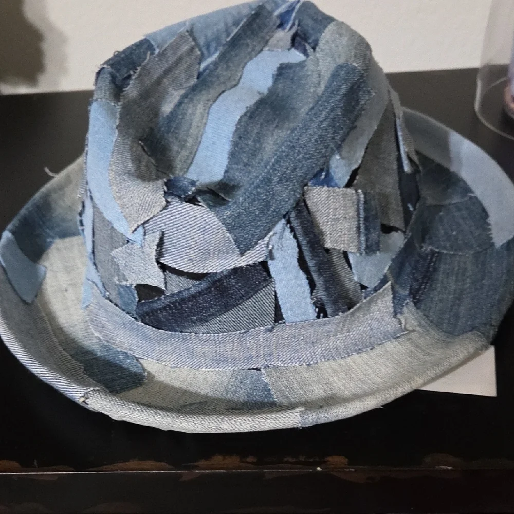 Levi's Signature Patchwork Hat - Denim Blue